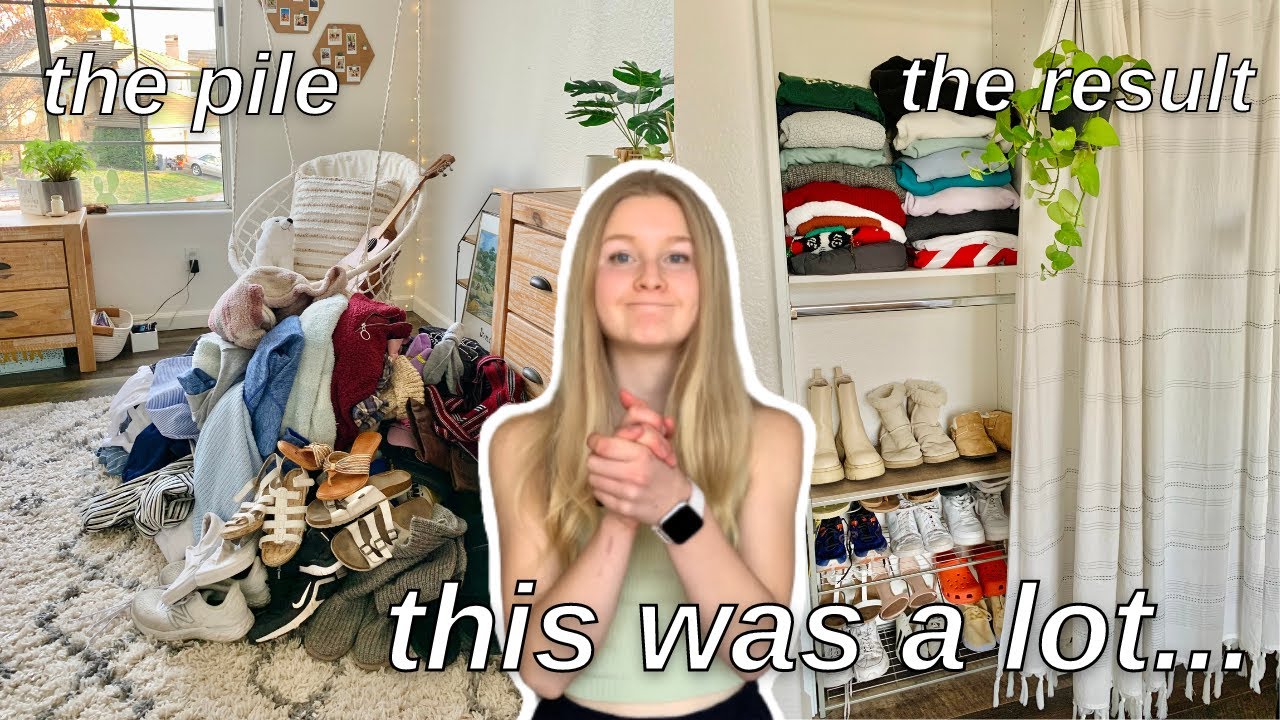 EXTREME CLOSET CLEANOUT | going thru and organizing EVERYTHING