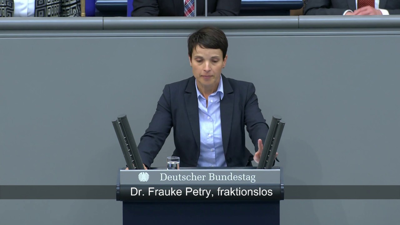 Generalaussprache zur Regierungspolitik - Frauke Petry