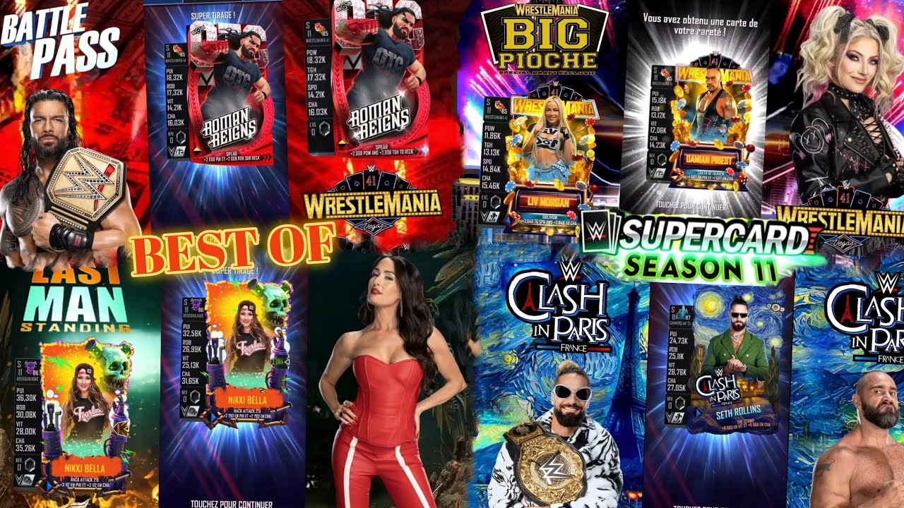 WWE SUPERCARD : Les moments forts de la Saison 11 de GameSlayer ! 
