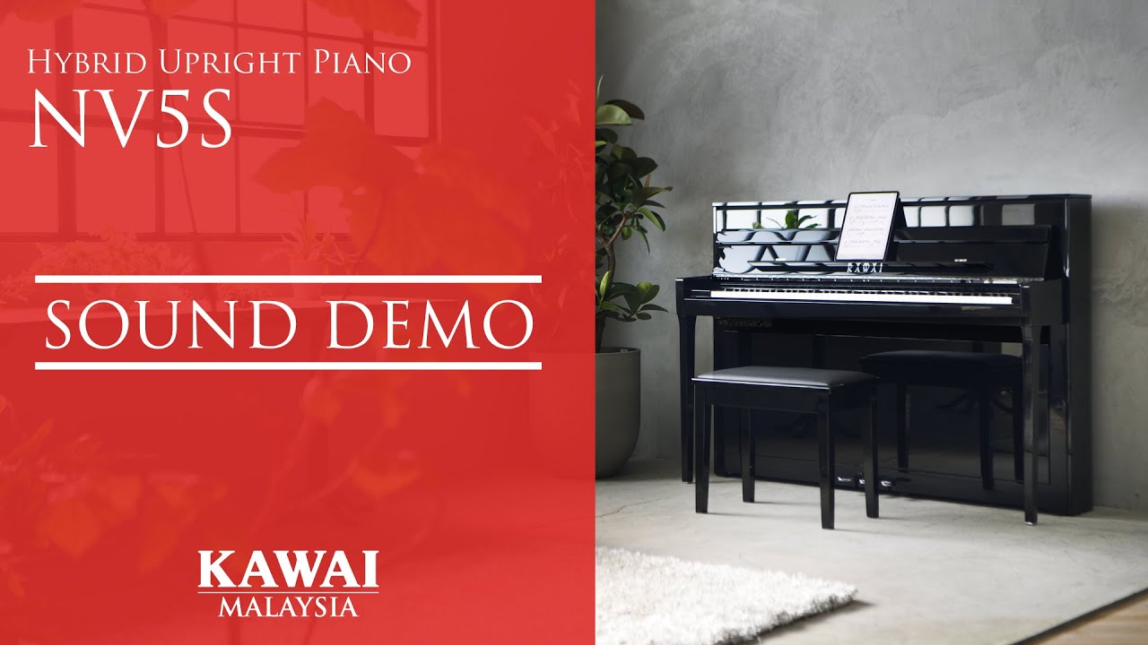 Kawai NV5S Hybrid Upright Piano Sound Demo with 90s Japanese Anime themes | Kawai Malaysia