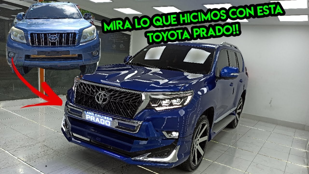 TOYOTA PRADO CONVERSION A 2020 Y CAMBIO COLOR AZUL METALICO