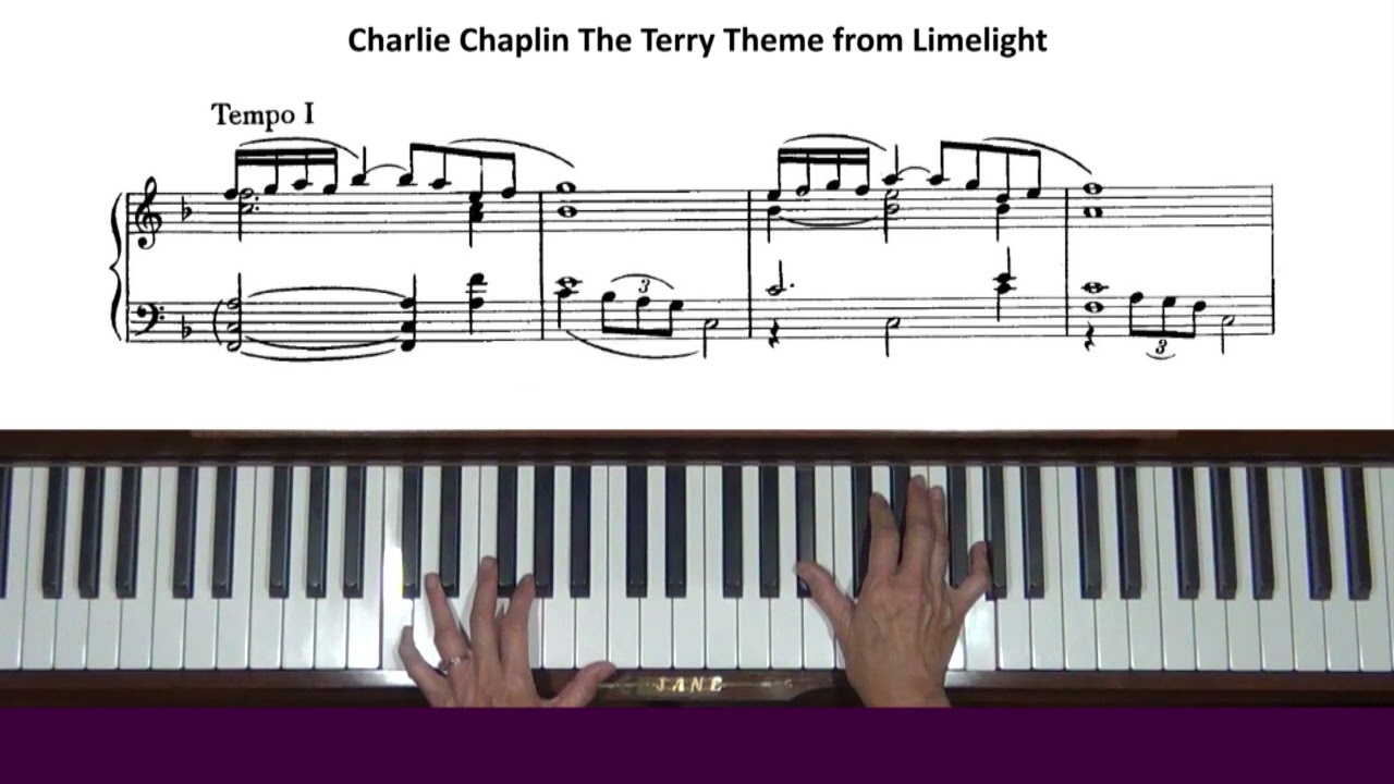 Charlie Chaplin The Terry Theme from Limelight Eternally Piano Tutorial