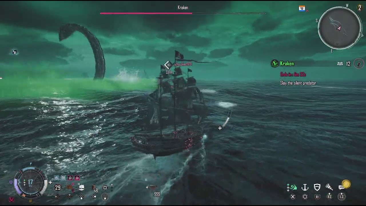 SKULL AND BONES™ death of the Kraken.
