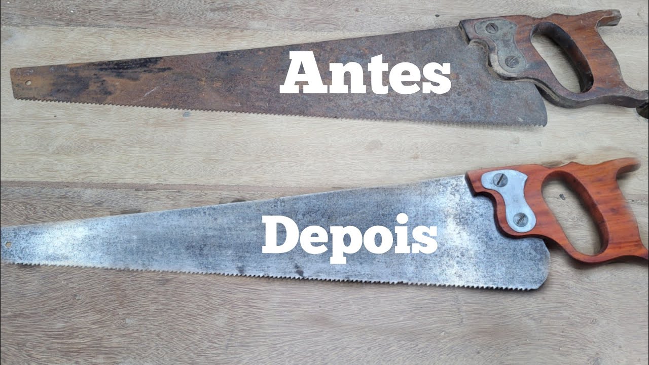 RESTAURAÇÃO DE SERROTES - Dicas de como afiar, travar e reformar de forma simples e fácil !!