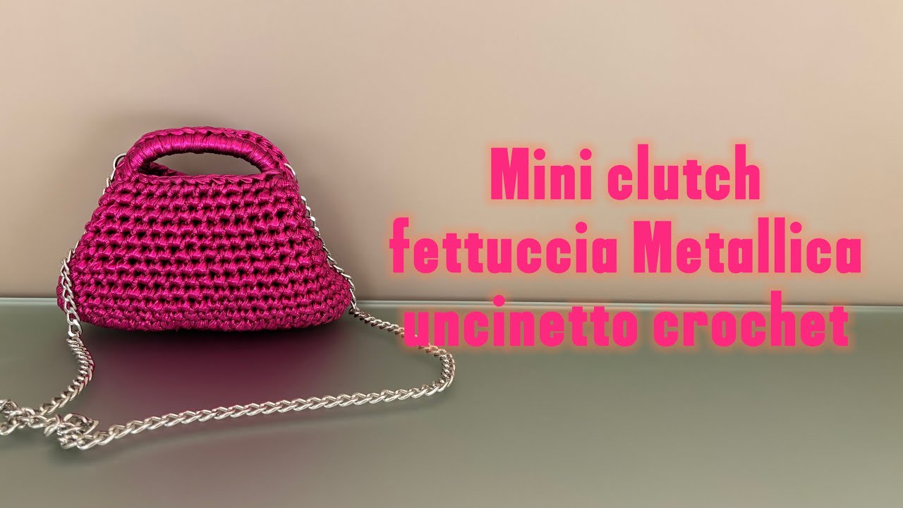 Mini clutch uncinetto crochet