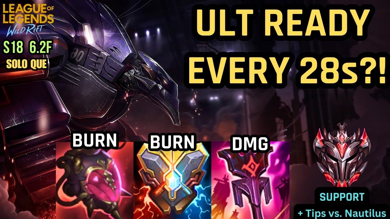 One Button to Carry ANY Game — Malphite Edition | Wild Rift Malphite Support Gameplay