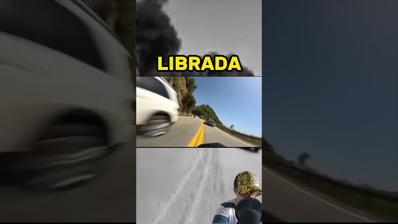 LIBRADA EN MOTO, estos motoristas evitan un accidente gracias a sus habilidades conduciendo