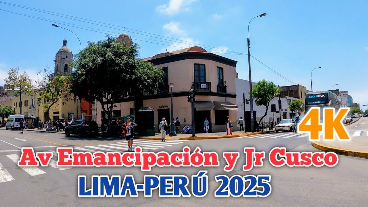 LIMA PERÚ 4K | ASÍ LUCE LA AV EMANCIPACIÓN Y JR CUSCO | CENTRO DE LIMA | DÍA 07/12/2025