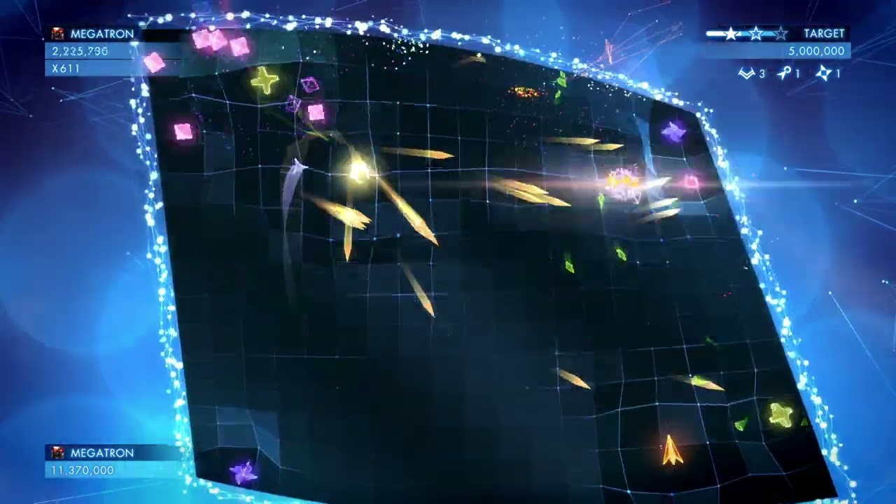 Geometry Wars 3 - Adventure - Level 3 - Twisted Blaster (3 Stars)