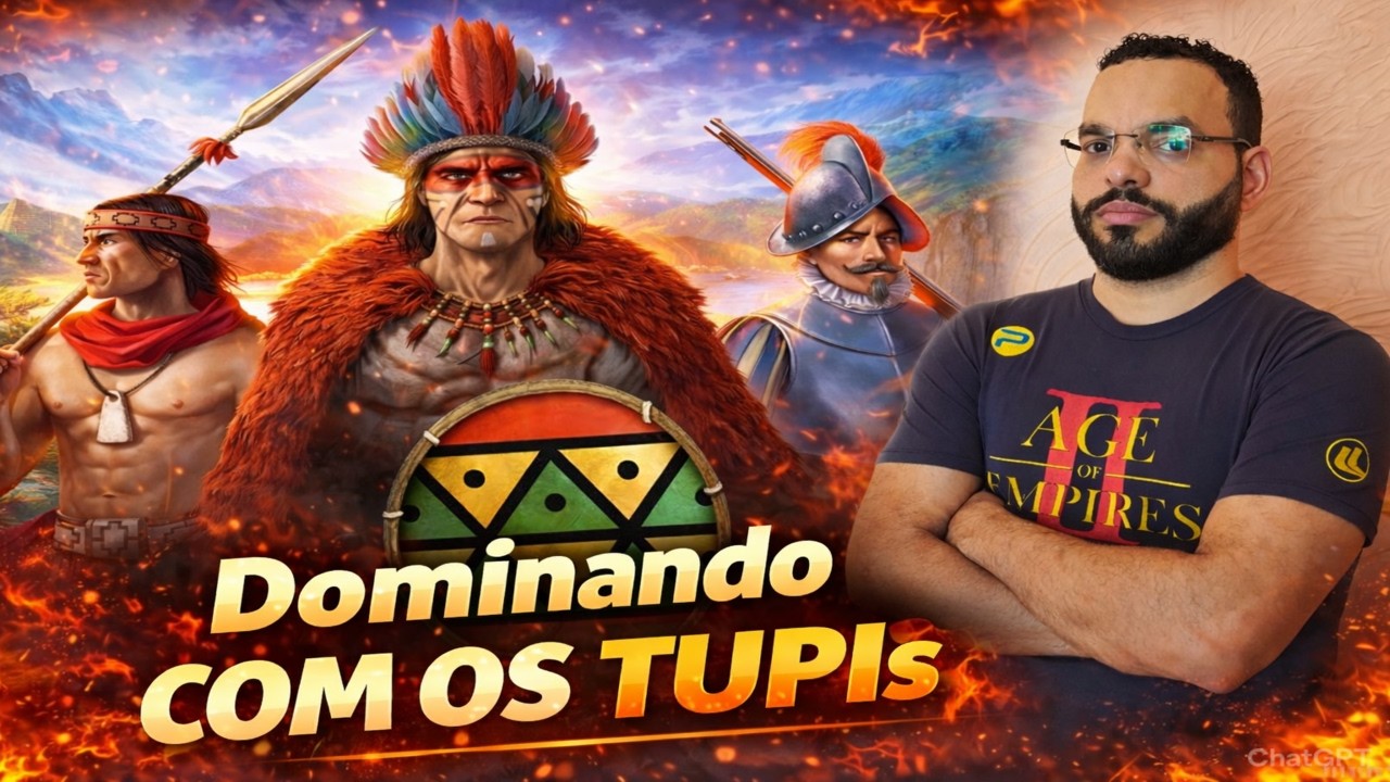 TUPI - A CIVILIZAÇÃO QUE ESTÁ QUEBRANDO AS RANKEDS | Age of Empires 2 DE