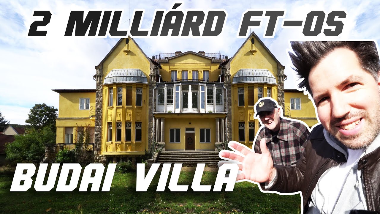 110 éves budai VILLA 2 Milliárdért