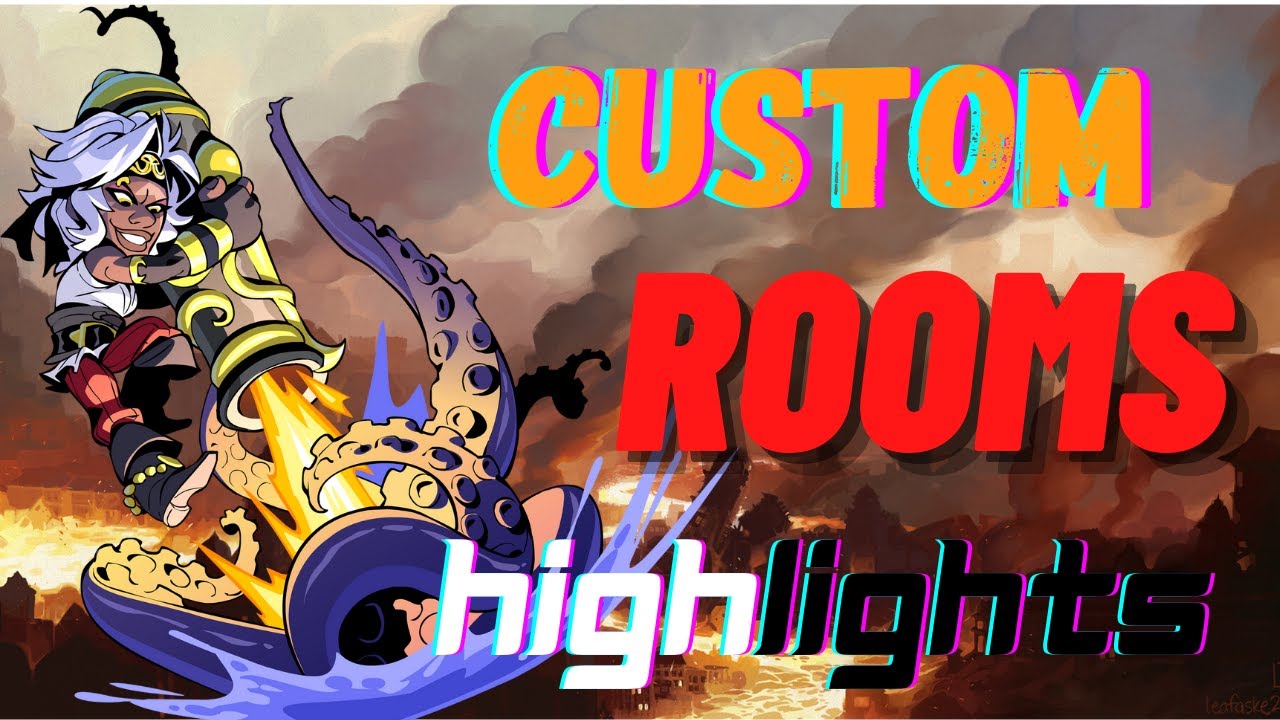 THE MOST INTENSE CUSTOM ROOMS || Brawlhalla Highlights || BRAWLHALLA INDIA