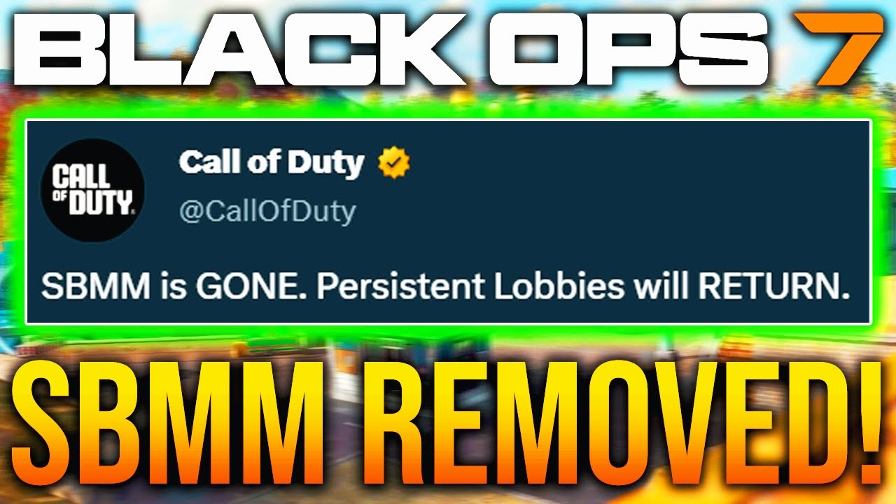 CALL OF DUTY REMOVES SKILL BASED MATCHMAKING PERMANENTLY! (MAJOR NEWS)