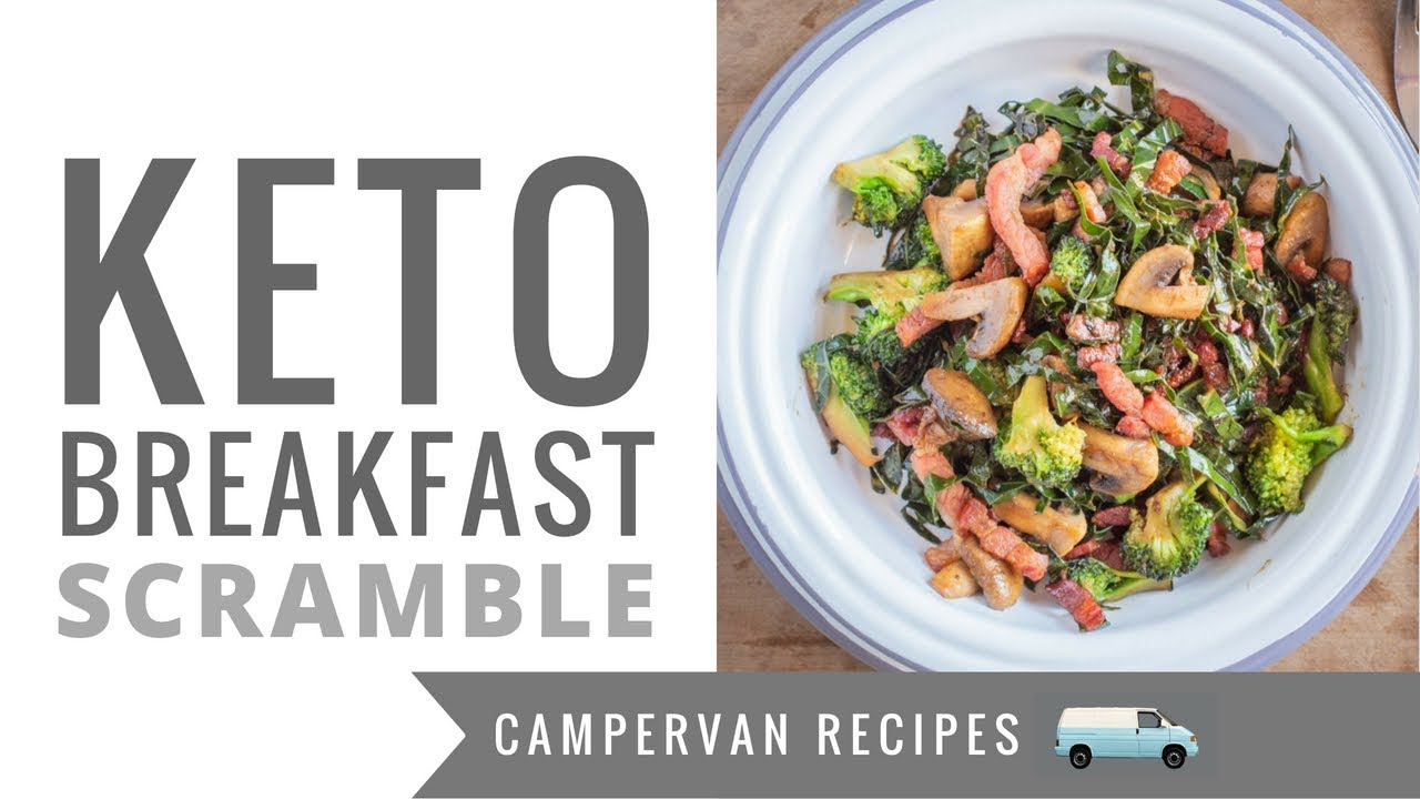 Keto Camping Breakfast Scramble - No Eggs! LCHF - Low Carb - Keto - Paleo Breakfast Idea