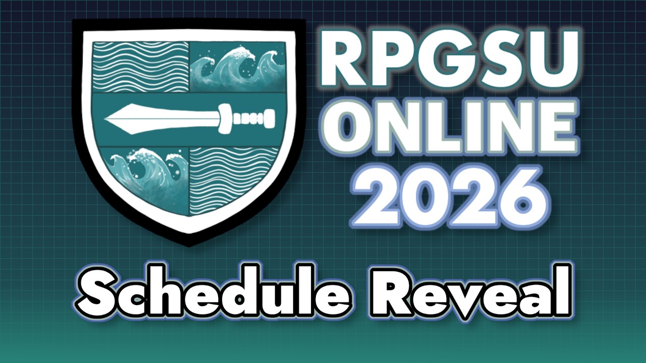 Schedule Reveal Video - RPGSU Online 2026