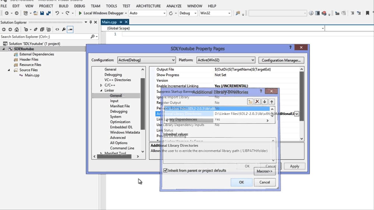 SDL 2 Made Easy Tutorial 1 - Setup
