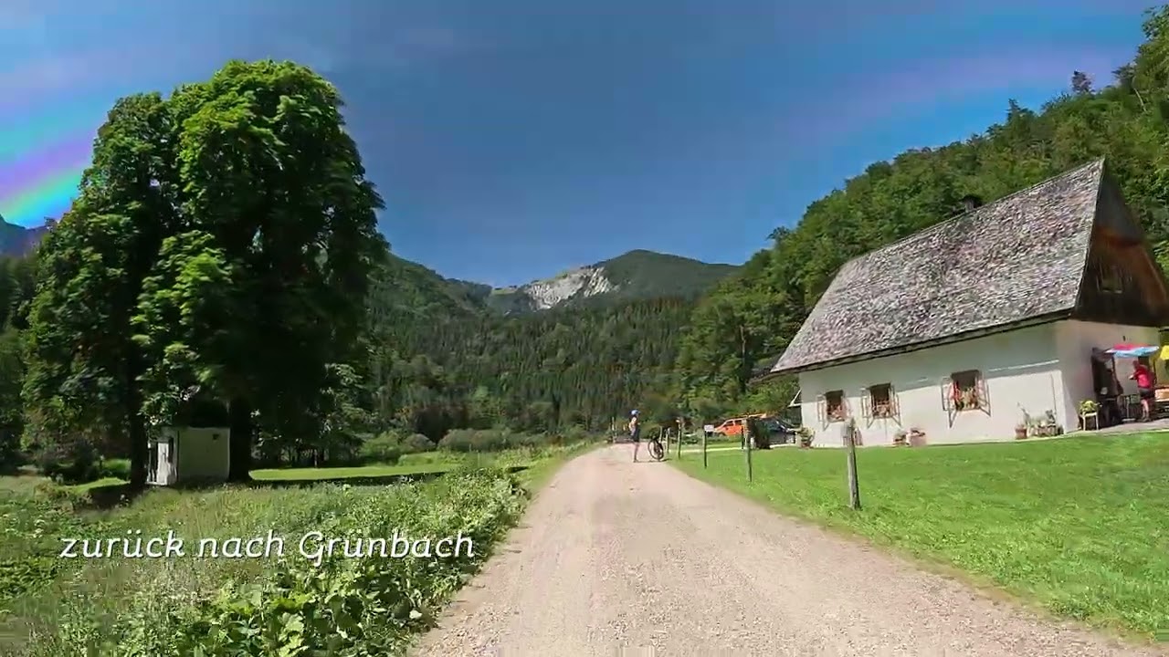 Gravel Tour vom Bahnhof - Gr&uuml;nburg zur Jausenstation 