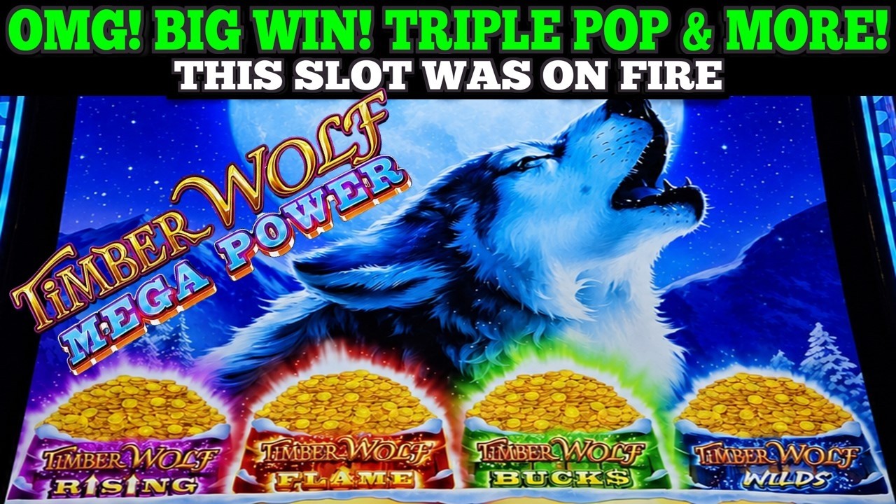 ОМГ! СУПЕР КРУТОЙ ВЫИГРЫШ! 3 БОНУСА - ТРОЙНОЙ ВЫИГРЫШ И МНОГОЕ ДРУГОЕ НА СЛОТЕ TIMBER WOLF MEGA P...