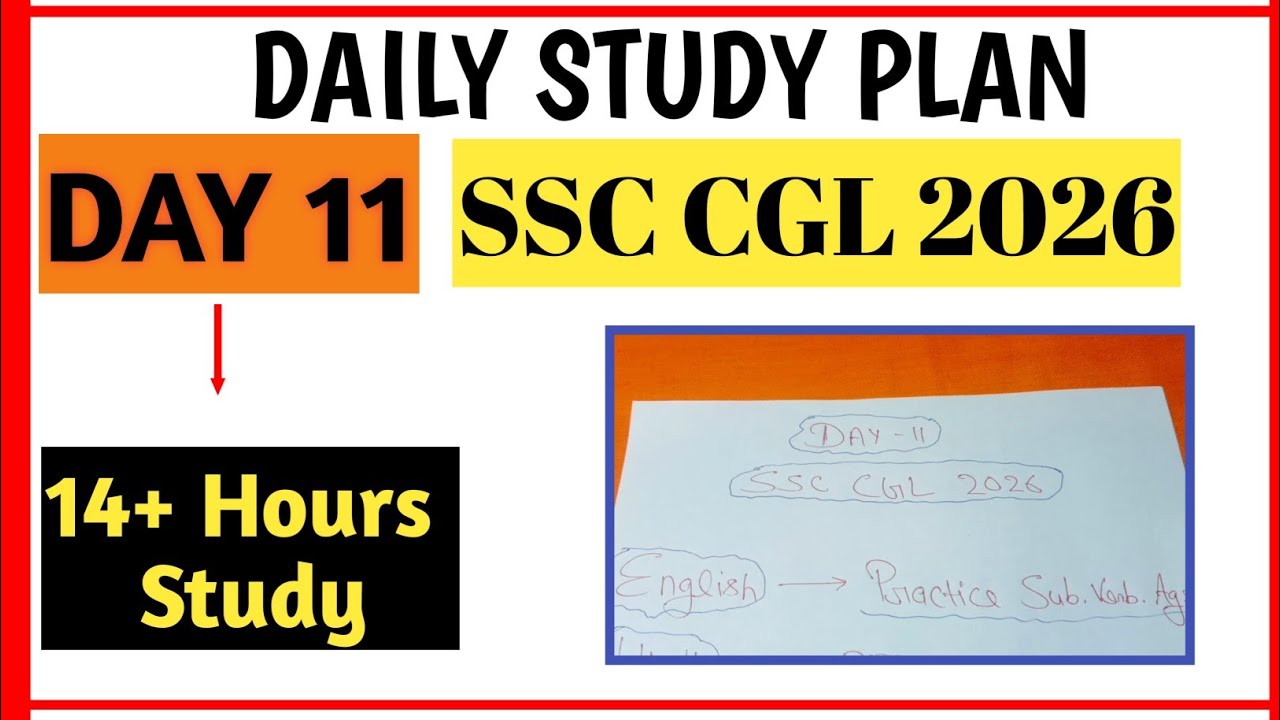 The SSC CGL Exam Preparation Day 11.