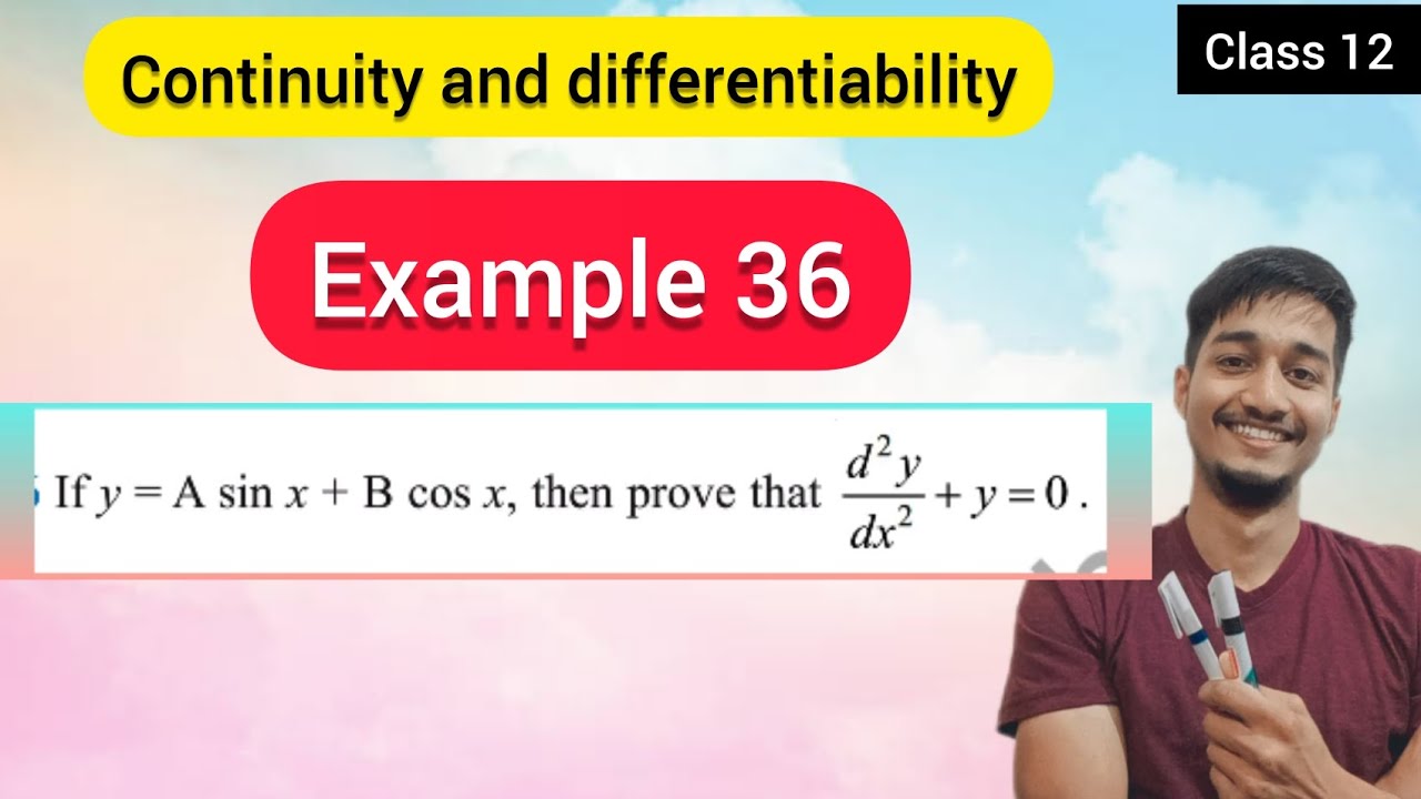 Continuity and differentiability example 36 | Example 36 chapter 5 class 12