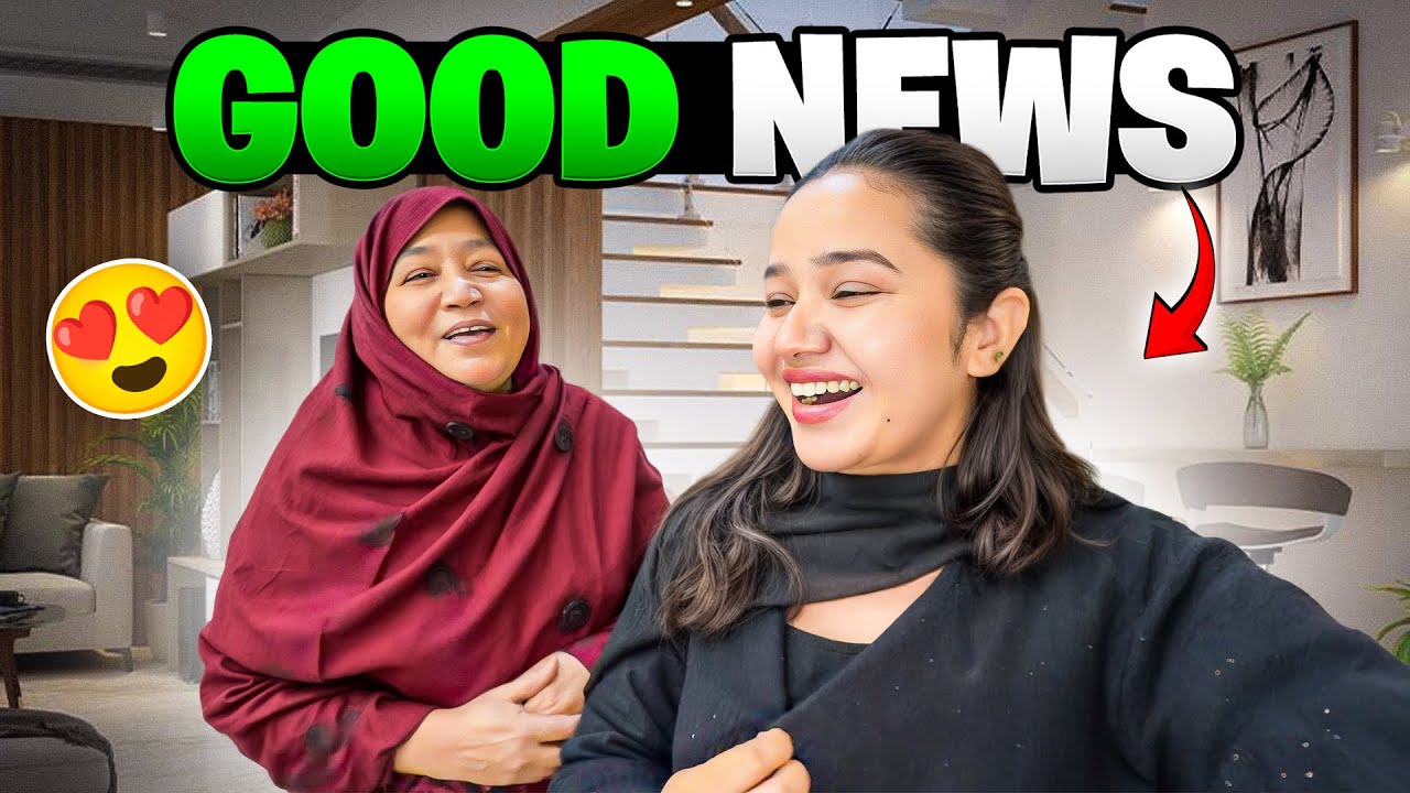 Good news | Mubarak ho khushi ka mahol | Sitara yaseen vlog 