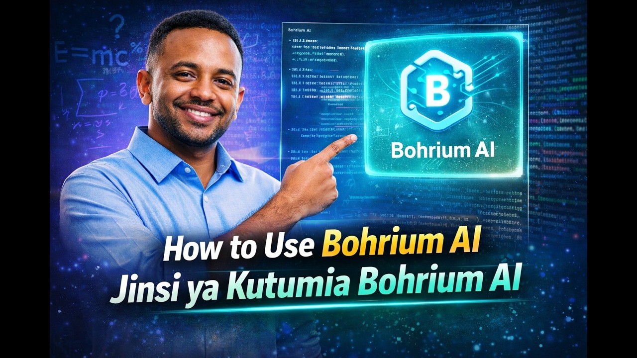 Dr. Amos Explains How to Use Bohrium AI | Jinsi ya Kutumia Bohrium AI