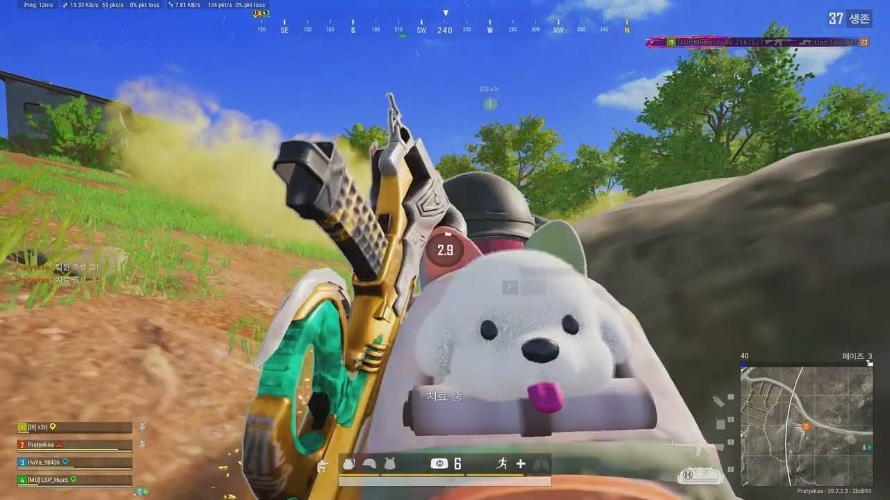 [배그] M16 점사 풀도핑