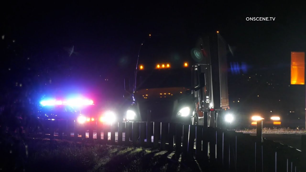 El Monte Police Chase Stolen Big Rig