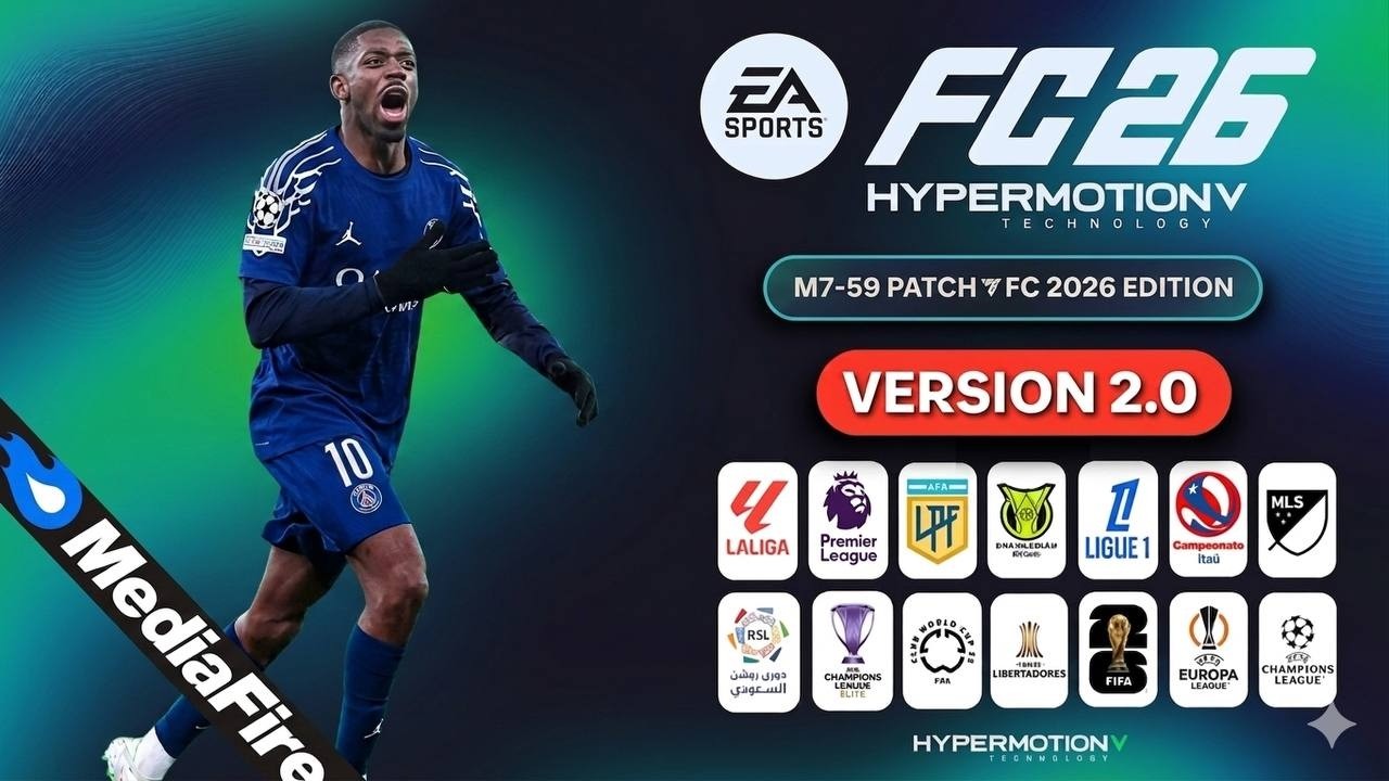 تحميل باتش بيس 2017 الى 2026 من ميديا فير patch pes 2017 to 2025 media fire
