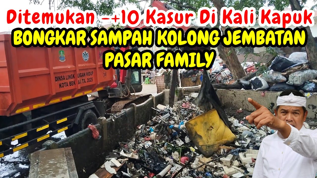 Bongkar Kolong Jembatan Pasar Famili di Kali Kapuk #kdm #kangdedimulyadi #bapakaing 