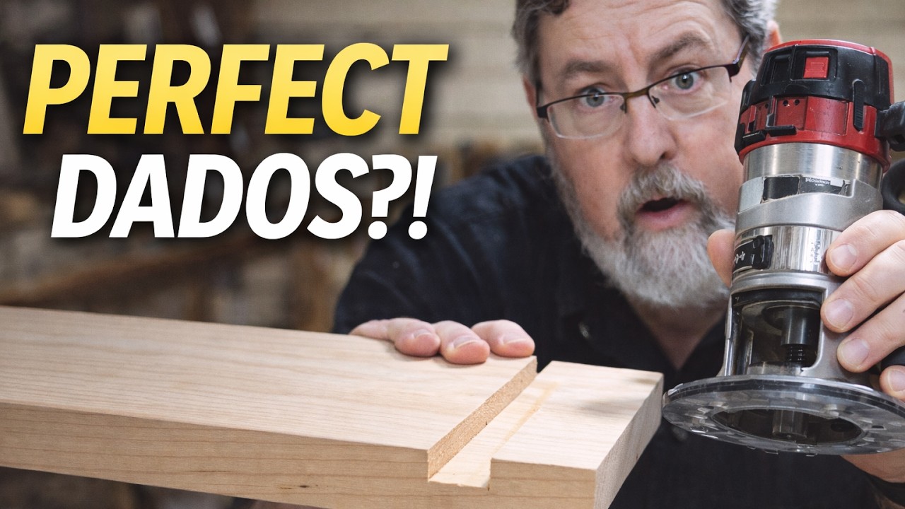 How to Cut a Dado With a Router for 10x Stronger Shelves