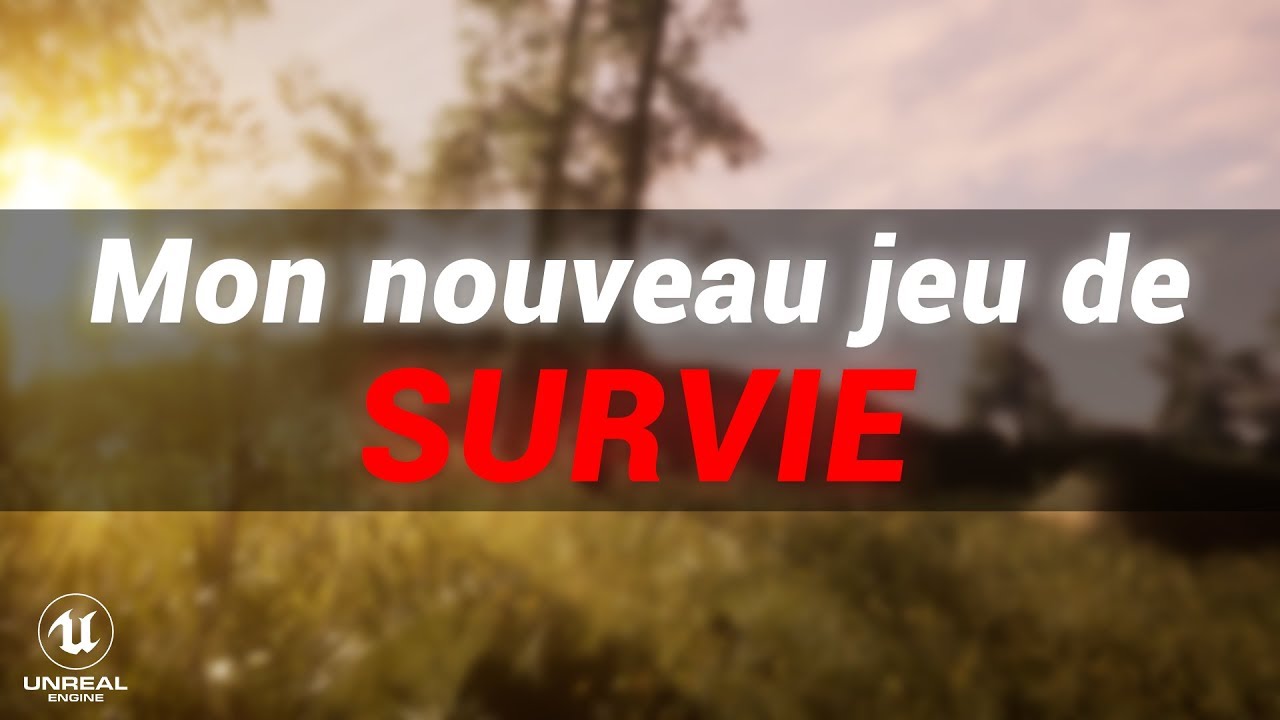 Je crée un nouveau jeu de SURVIE !