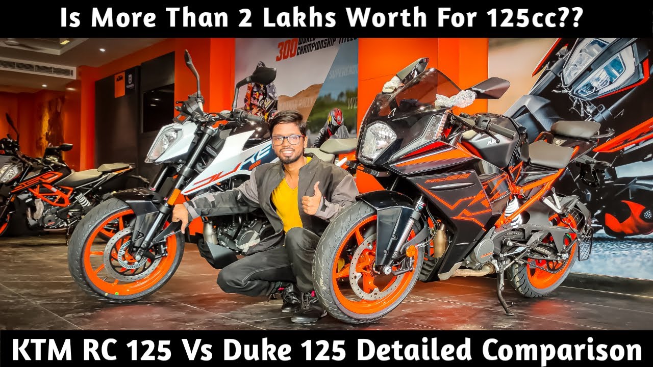 2024 KTM RC 125 Vs Duke 125 | Which is Better | Detailed Comparison