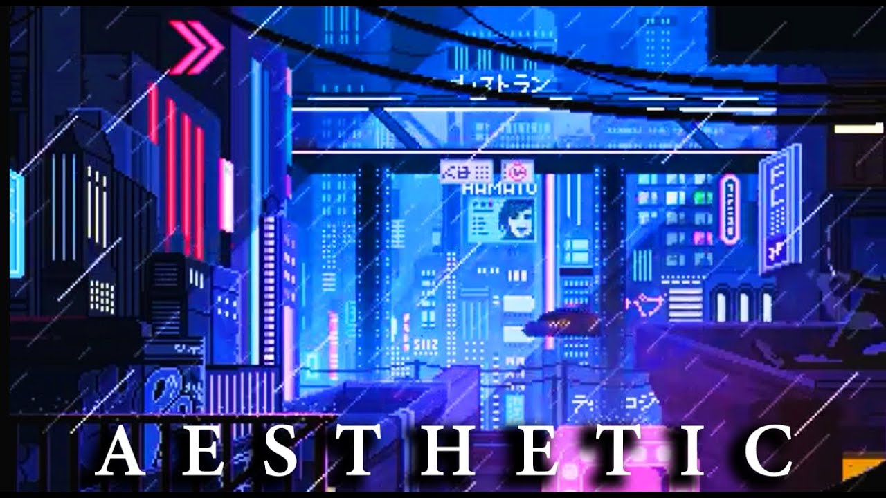Aesthetic Pixel Art HD Screensaver - RAIN/NATURE/TRIPPY/SPACE