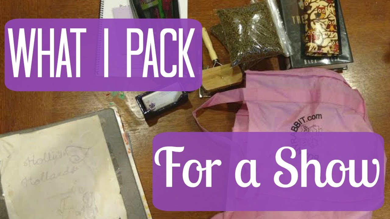 Showing Rabbits 101 Pt. 3 | What I Pack for a Rabbit Show