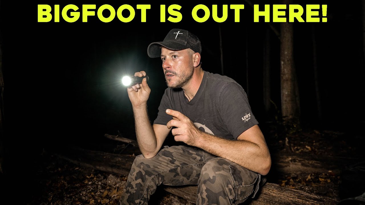 I Have Proof BIGFOOT EXISTS! SURROUNDED by Sasquatch while Camping ALONE in the HAUNTED WOODS