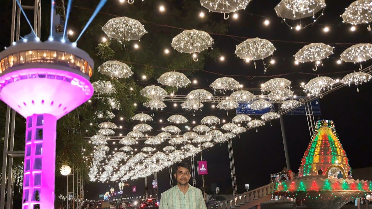 Ahmedabad दिवाली की रोशनी में चमक उठा || Ahmedabad me Diwali ki Dhoom | #Chalterahowithharshal #vlog