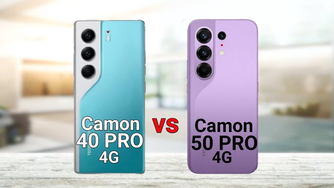 Tecno Camon 40 Pro 4G vs Tecno Camon 50 Pro 4G