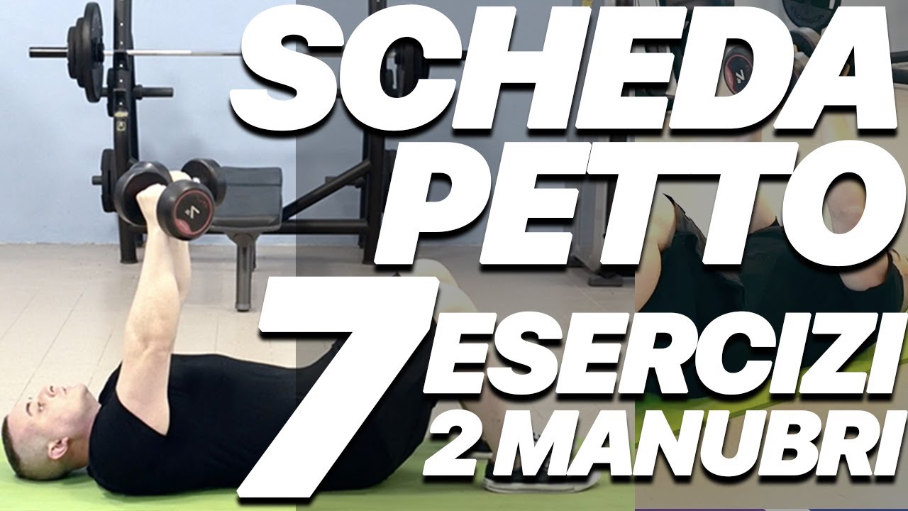 Scheda Massa Petto: i 7 Migliori Esercizi con 2 Manubri SENZA Panca