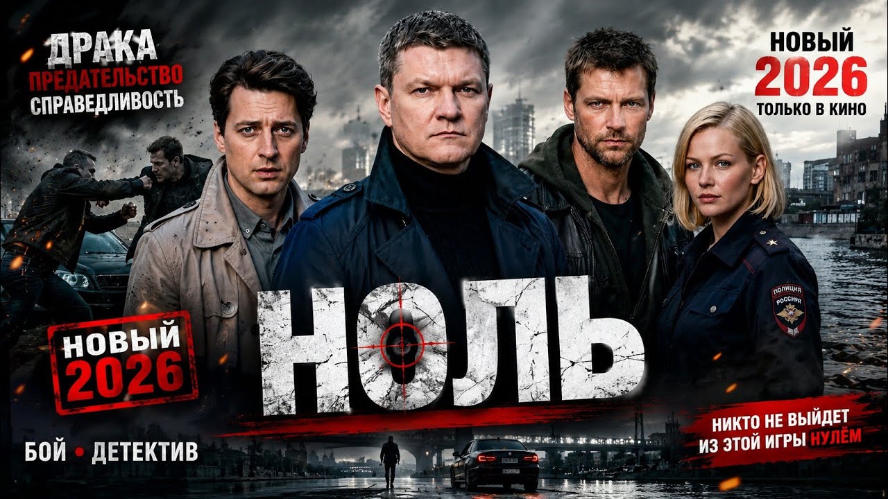 Новый русский криминальный боевик 2026 🔥 | НОЛЬ  || Детективный триллер | Серии 1&ndash;4