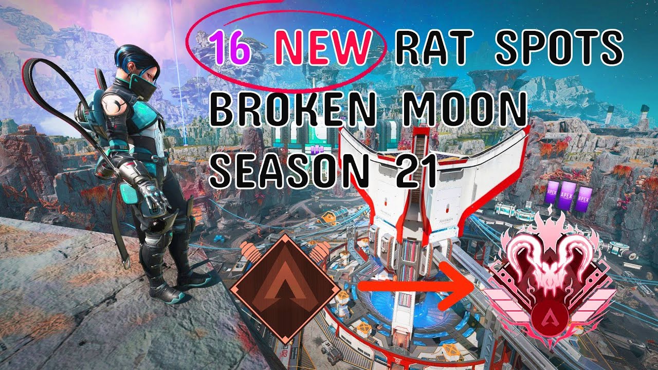 BEST 16 NEW Apex Legends Season 21 - Rat Spots on Broken Moon FOR COMPETITIVE