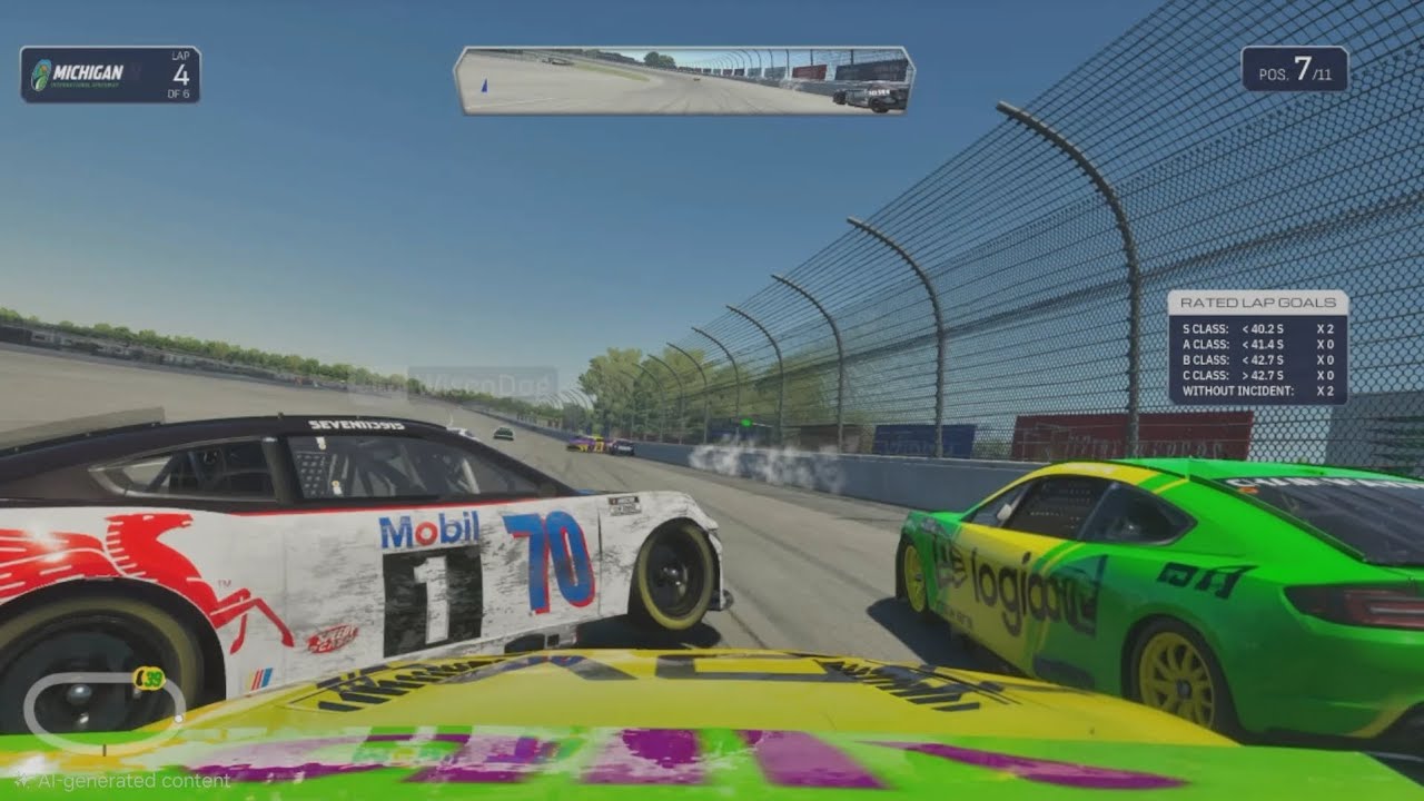 Tried a new set up at Michigan and the car worked too tight