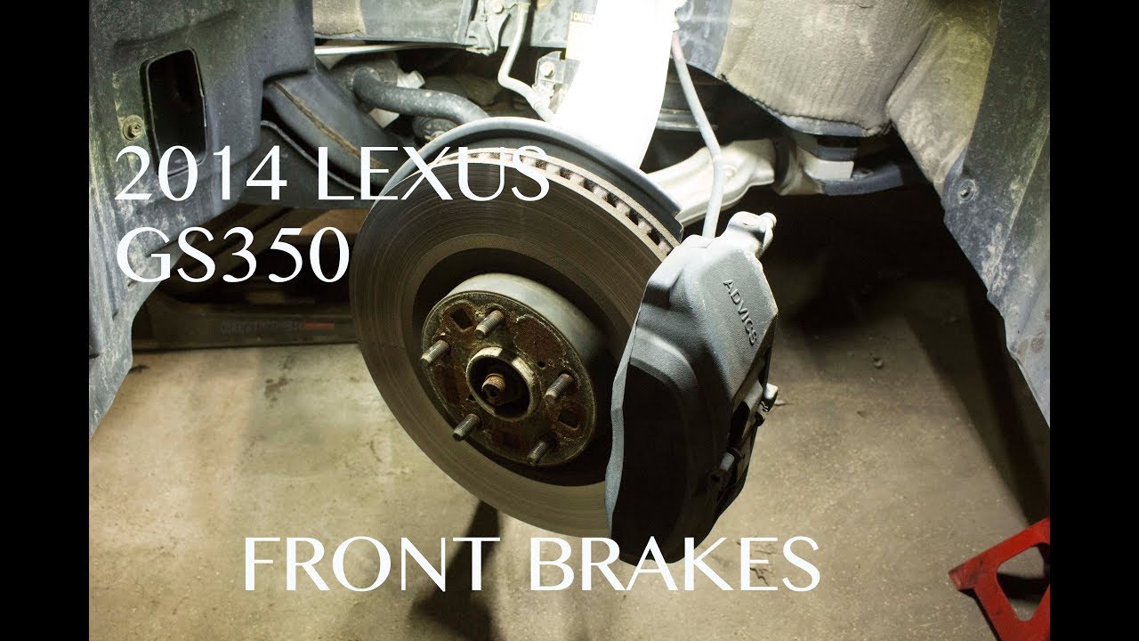 Передние тормоза Lexus GS350 2014 года