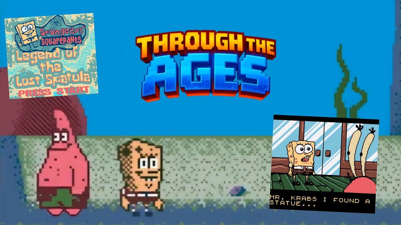 *ASMR* Through the Ages - Spongebob Squarepants Legend of the Lost Spatula 2001