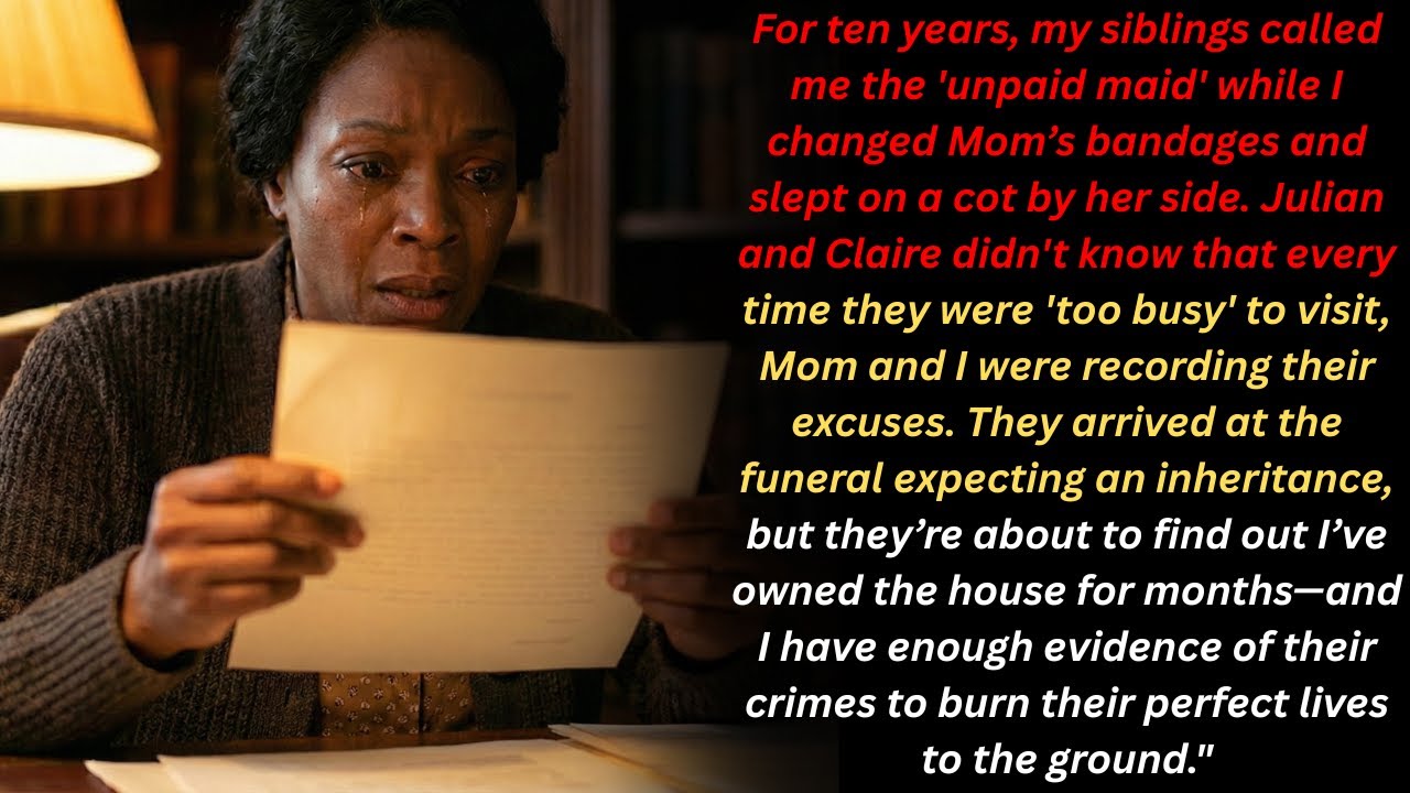 They treated me like a servant in my mother’s house. Then the lawyer played her final video.