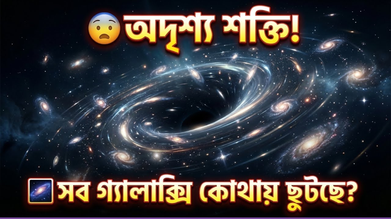 The Great Attractor 😨 | যে অদৃশ্য শক্তি আমাদের গ্যালাক্সিকে টেনে নিচ্ছে | Infonary