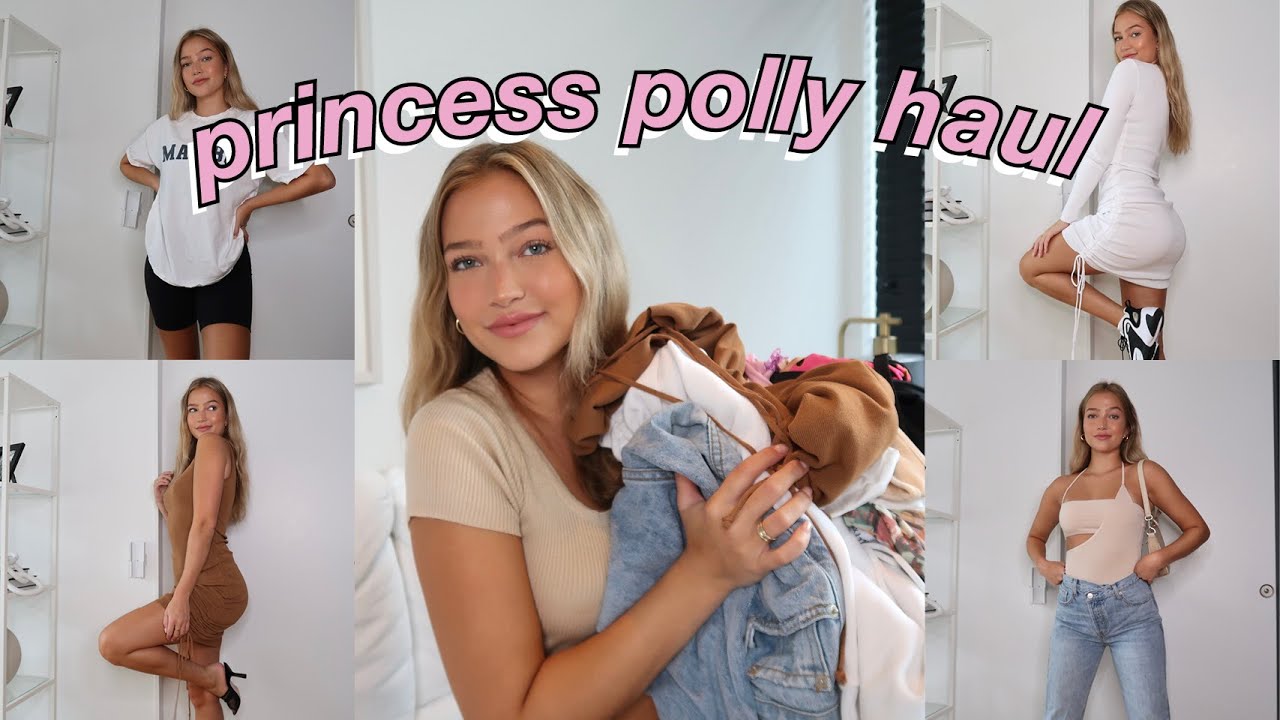princess polly try-on clothing haul | maddie cidlik