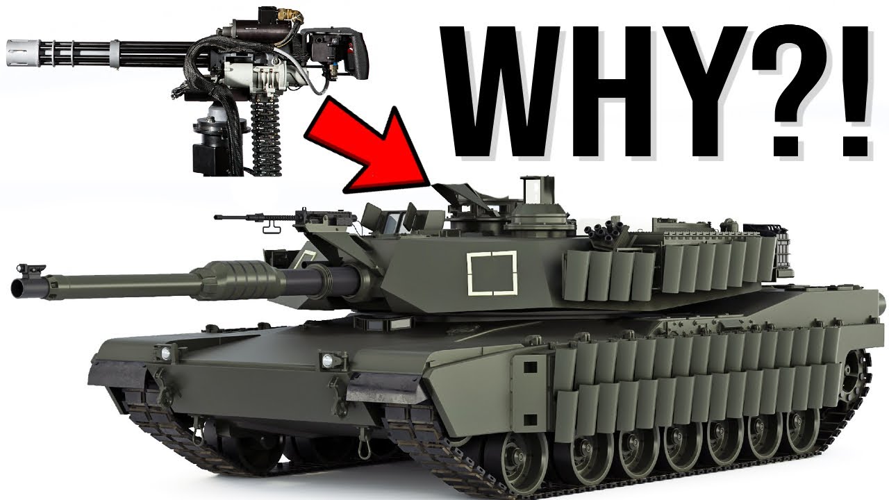 Why is the U.S. Army putting a M134 Minigun on Abrams? | ROTARY GUN DEFENSE