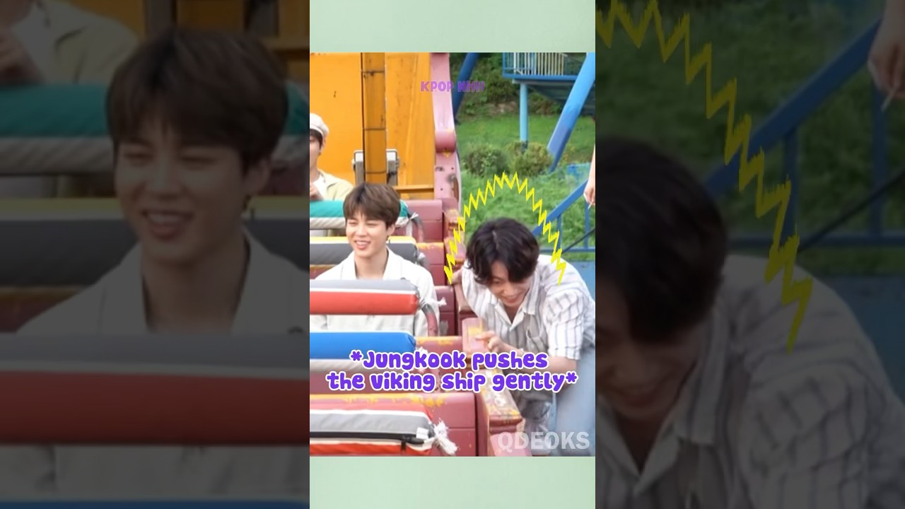 Jungkook Has Too Much Strength To Move The Viking Ship While Suga 🤣🤣 