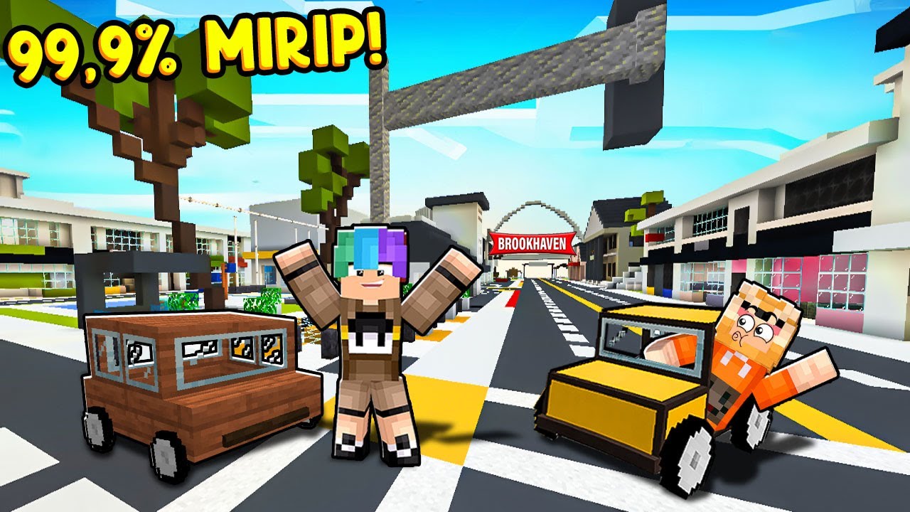 KITA MENEMUKAN KOTA BROOKHAVEN DI MINECRAFT!!!